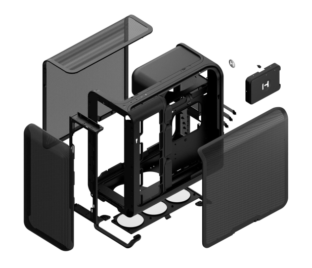 Hyte X50 Mesh Black - 1371672 - zdjęcie 8